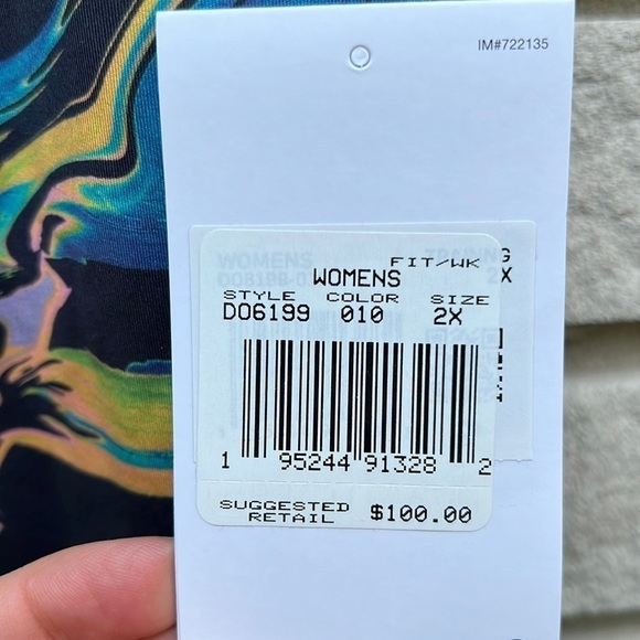 Nike One Luxe 7/8 Leggings 2X - Picture 8 of 11